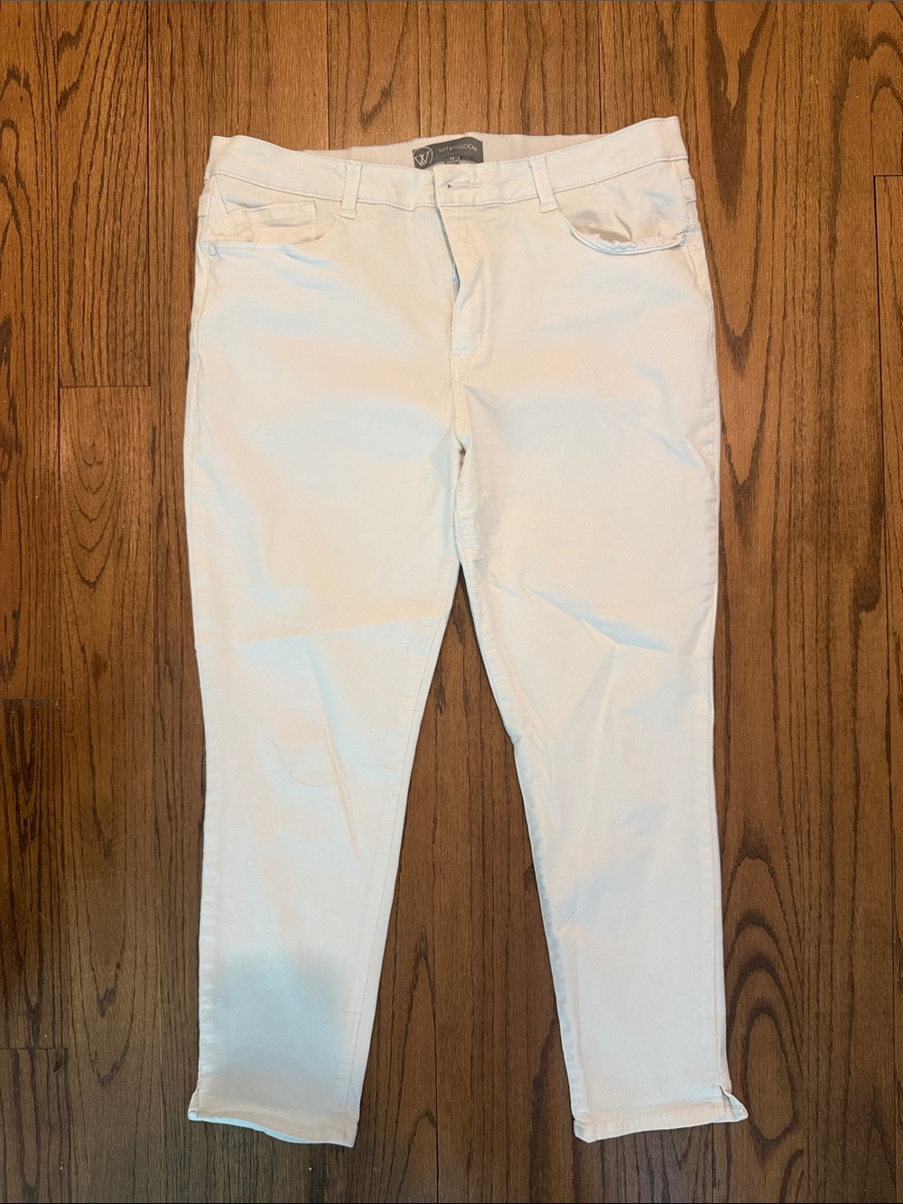 Wit & Wisdom White Skinny Ankle Jeans